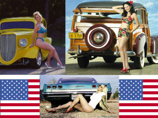 Картинка автомобили авто девушками