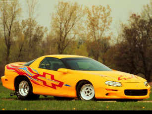 Картинка chevrolet camaro 1999 автомобили hotrod dragster