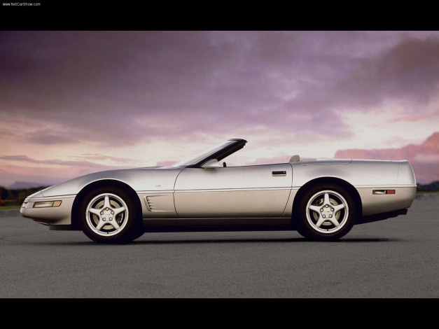 Обои картинки фото chevrolet, corvette, c4, 1983, автомобили