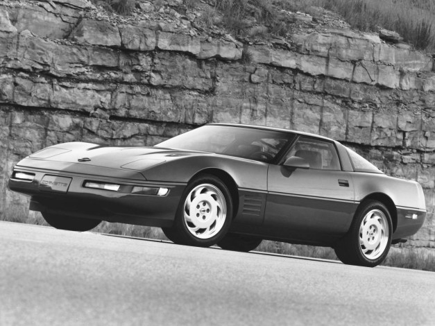 Обои картинки фото chevrolet, corvette, c4, 1983, автомобили