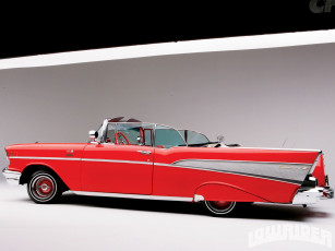 Картинка 1957 chevy bel air convertible автомобили chevrolet lowrider