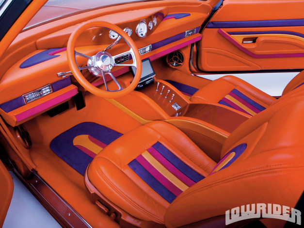 Обои картинки фото 1976, chevy, caprice, автомобили, спидометры, торпедо, lowrider