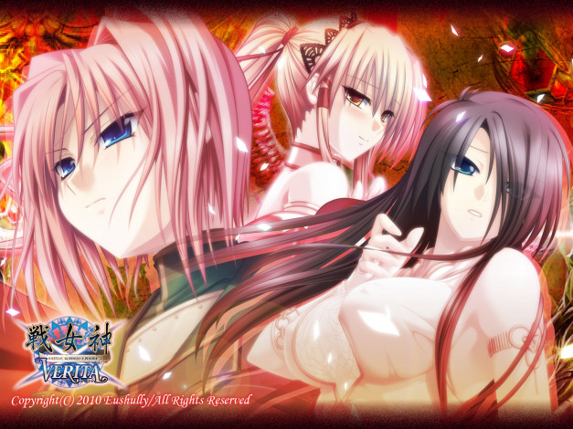 Обои картинки фото аниме, battle, goddess