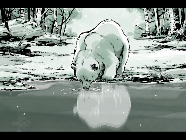 Обои картинки фото рисованные, животные