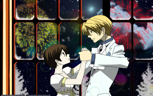 Обои картинки фото аниме, ouran, high, school, host, club