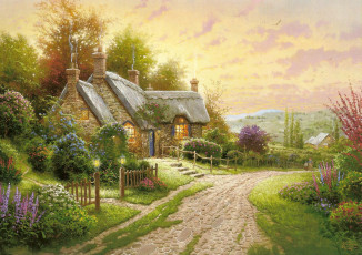 Картинка thomas kinkade рисованные
