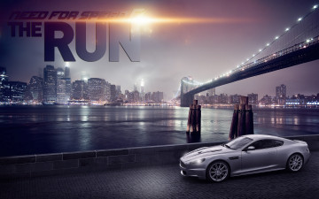 Картинка need for speed the run видео игры aston martin город мост