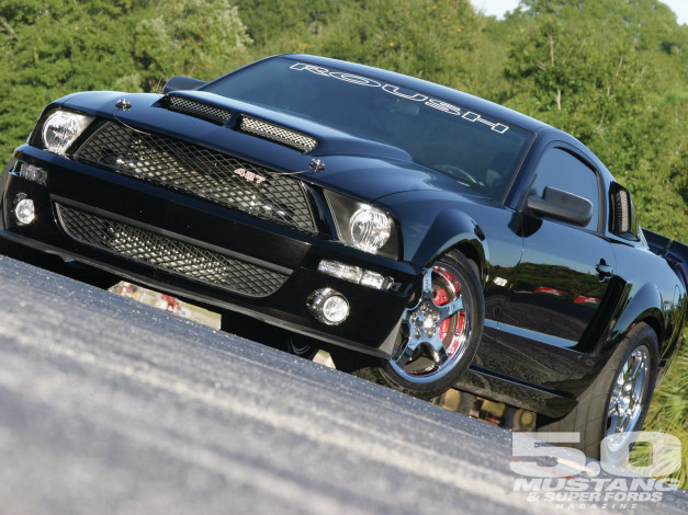 Обои картинки фото twin, turbo, 2007, roush, 427r, автомобили, mustang