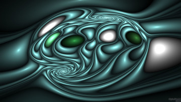 Картинка 3д графика fractal фракталы фон узор