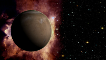 Картинка космос арт планета