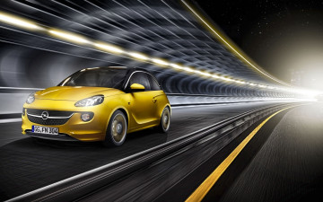 Картинка opel автомобили автомобиль ночь трасса