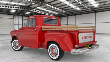 Картинка автомобили 3д pickup 3100 chevrolet 1955