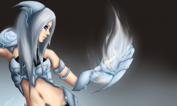 Картинка фэнтези маги девушка магия