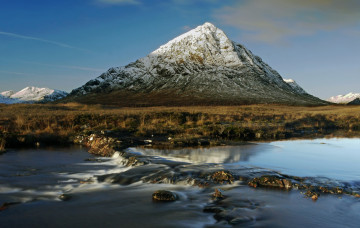 Картинка природа реки озера трава камни река горы