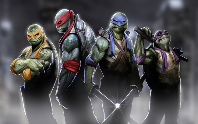 Обои картинки фото мультфильмы, tmnt, черепашки