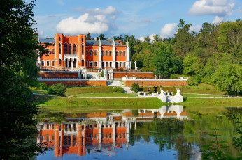 Картинка усадьба+марфино+подмосковье города -+исторические +архитектурные+памятники усадьба марфино подмосковье особняк парк пруд