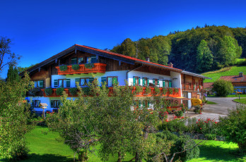 Картинка марктшелленберг+германия города -+здания +дома марктшелленберг германия дома деревья