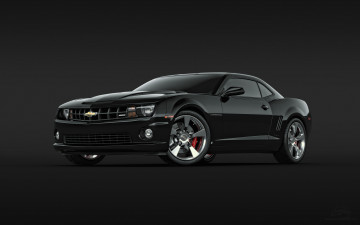 Картинка автомобили camaro chevrolet темный