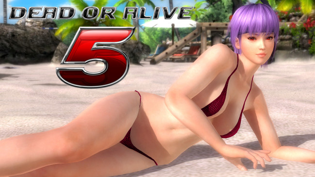 Обои картинки фото dead or alive 5, видео игры, девушка, взгляд, бикини