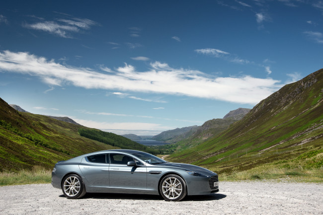 Обои картинки фото 2015 aston martin rapide s, автомобили, aston martin, металлик, горы, серый, aston, martin