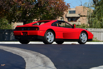 обоя автомобили, ferrari, красный, us-spec, 348, ts