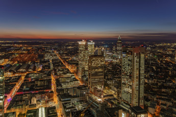 Картинка frankfurt+-+germany города франкфурт-на-майне+ германия огни ночь