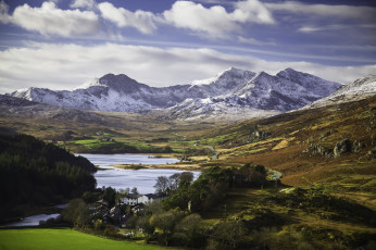 Картинка города -+пейзажи горы небо дома