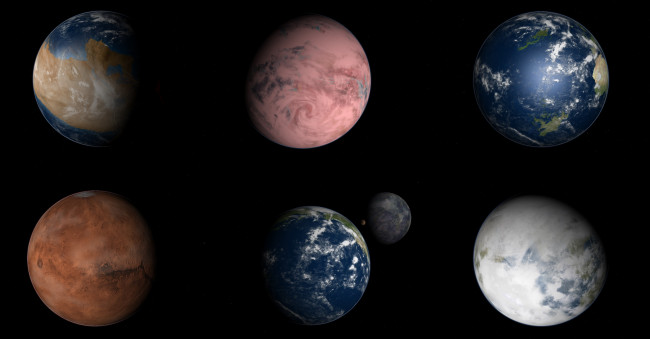 Обои картинки фото космос, арт, вселенная, планеты