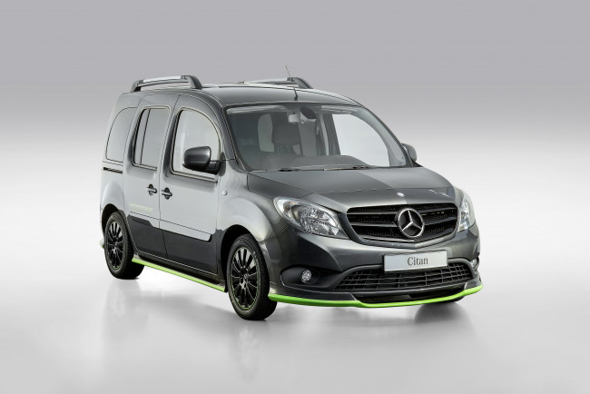 Обои картинки фото автомобили, mercedes-benz, 2014г, hartmann, w415, metroline, citan