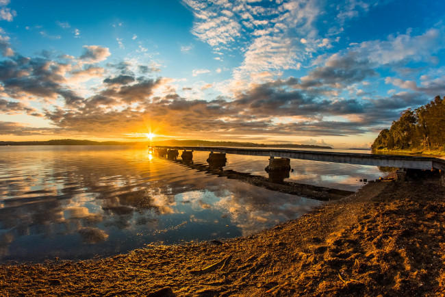 Обои картинки фото природа, восходы, закаты, рассвет