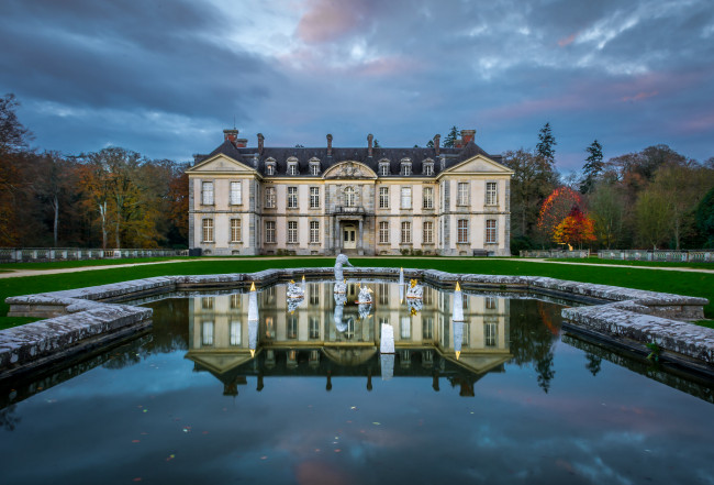 Обои картинки фото bignan,  bretagne,  france, города, - дворцы,  замки,  крепости, дворец, парк