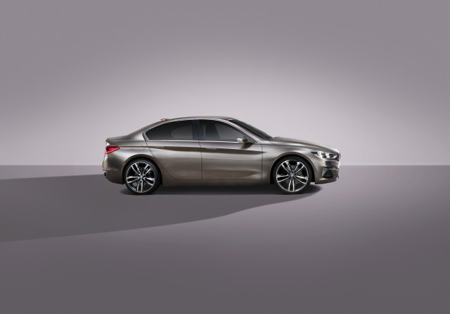 Обои картинки фото автомобили, bmw, compact, concept, 2015г, sedan