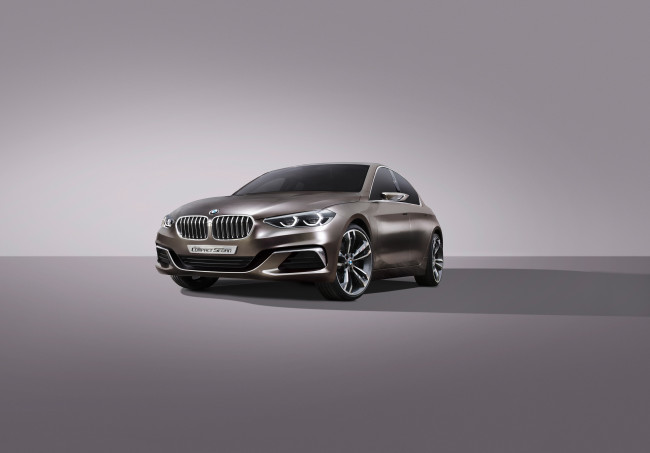 Обои картинки фото автомобили, bmw, sedan, 2015г, compact, concept