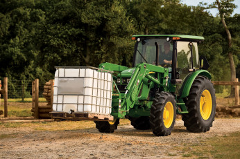 Картинка техника фронтальные+погрузчики john deere