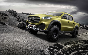 обоя mercedes-benz x-class pickup concept 2016, автомобили, mercedes-benz, x-class, 2016, concept, pickup