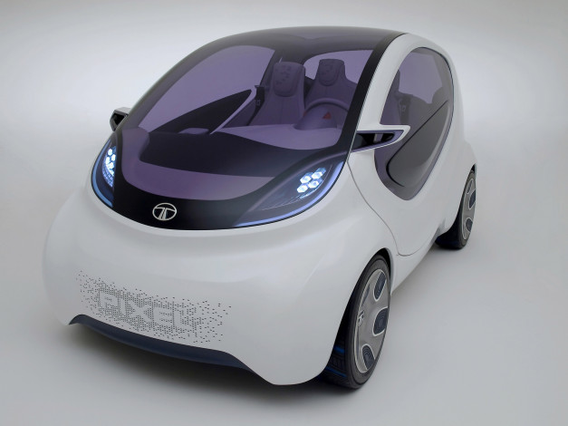 Обои картинки фото tata pixel concept 2011, автомобили, tata, concept, 2011, pixel
