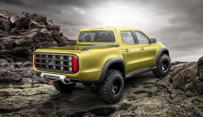 Обои картинки фото mercedes-benz x-class pickup concept 2016, автомобили, mercedes-benz, pickup, x-class, 2016, concept