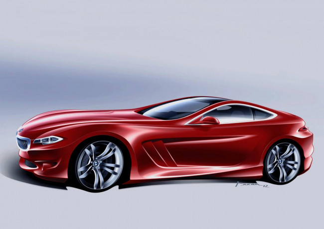 Обои картинки фото bmw 9 series gt concept 2017, автомобили, рисованные, bmw, 9, 2017, concept, gt, series