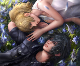 Картинка видео+игры final+fantasy+xv двое