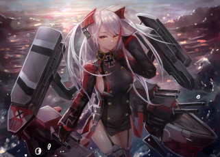 Картинка аниме kantai+collection девушка