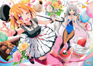 Картинка аниме kantoku+ artbook девушка