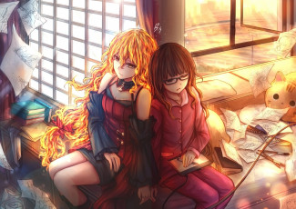 Картинка аниме unknown +другое+ девушки