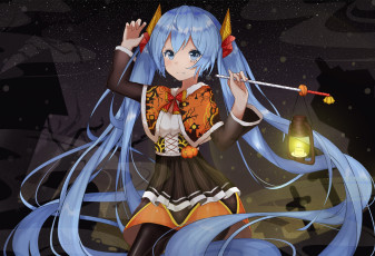 Картинка аниме vocaloid девочка