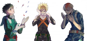 Картинка аниме boku+no+hero+academia парни