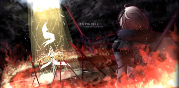 Картинка аниме fate stay+night девушки