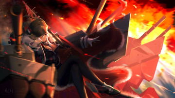 Картинка аниме kantai+collection девушка