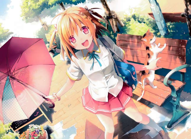 Обои картинки фото аниме, kantoku , artbook, девушка