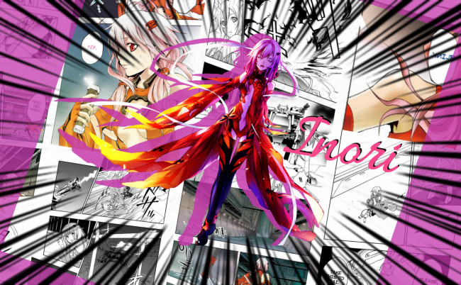 Обои картинки фото аниме, guilty crown, девушка