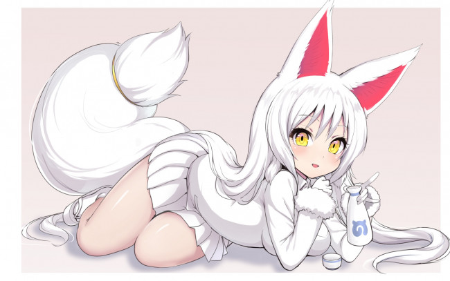 Обои картинки фото аниме, kemono friends, девочка