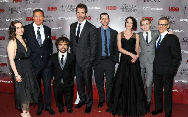 Обои картинки фото кино фильмы, game of thrones , сериал, актеры, группа